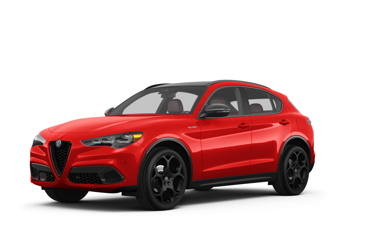 Alfa Romeo Stelvio 2024 lease deal in NYC — front view