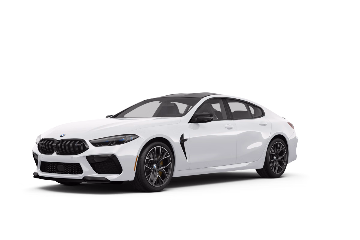 BMW M8 2025 lease deal in NYC — front view