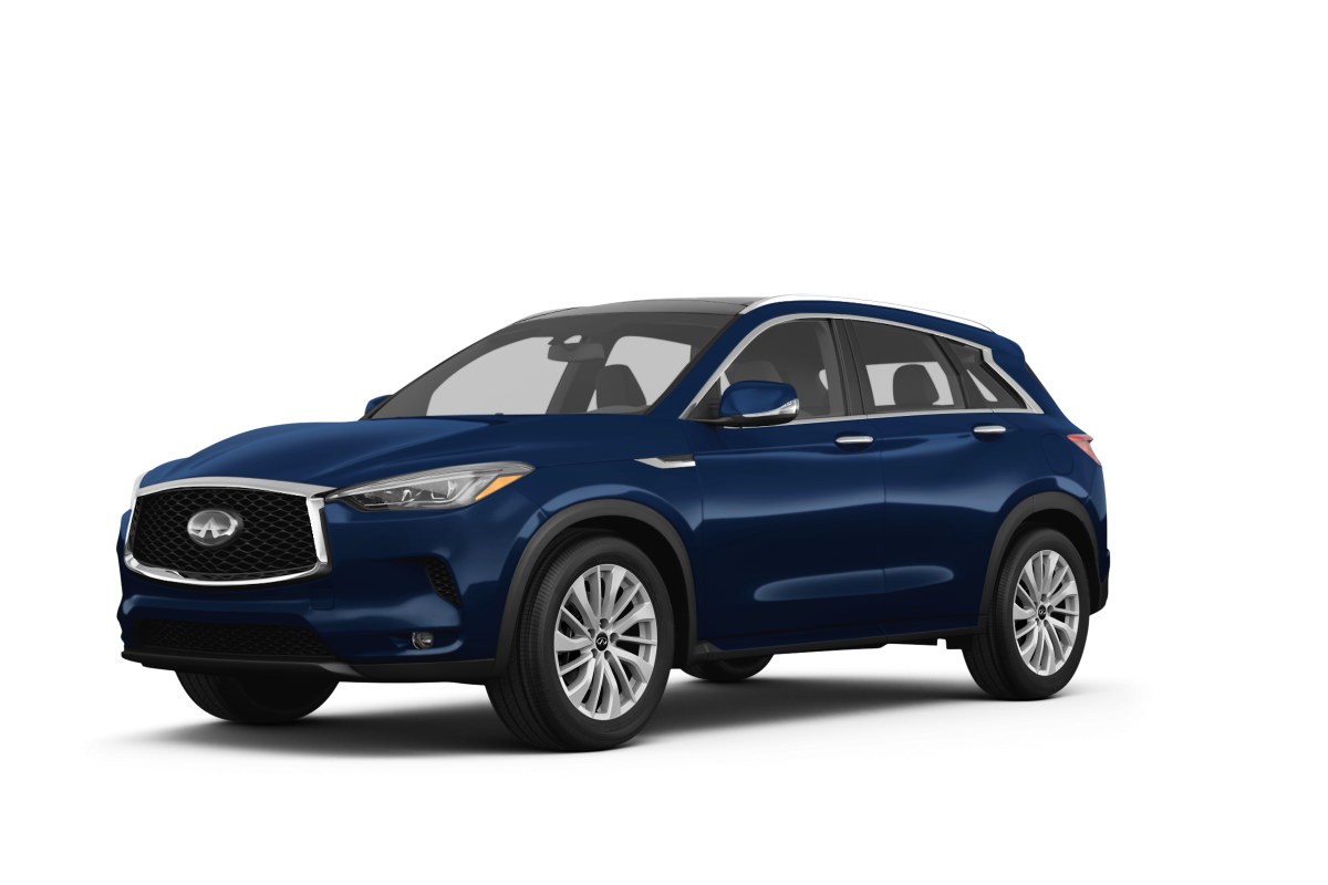 Infiniti QX50 2025 lease deal in NYC — front view