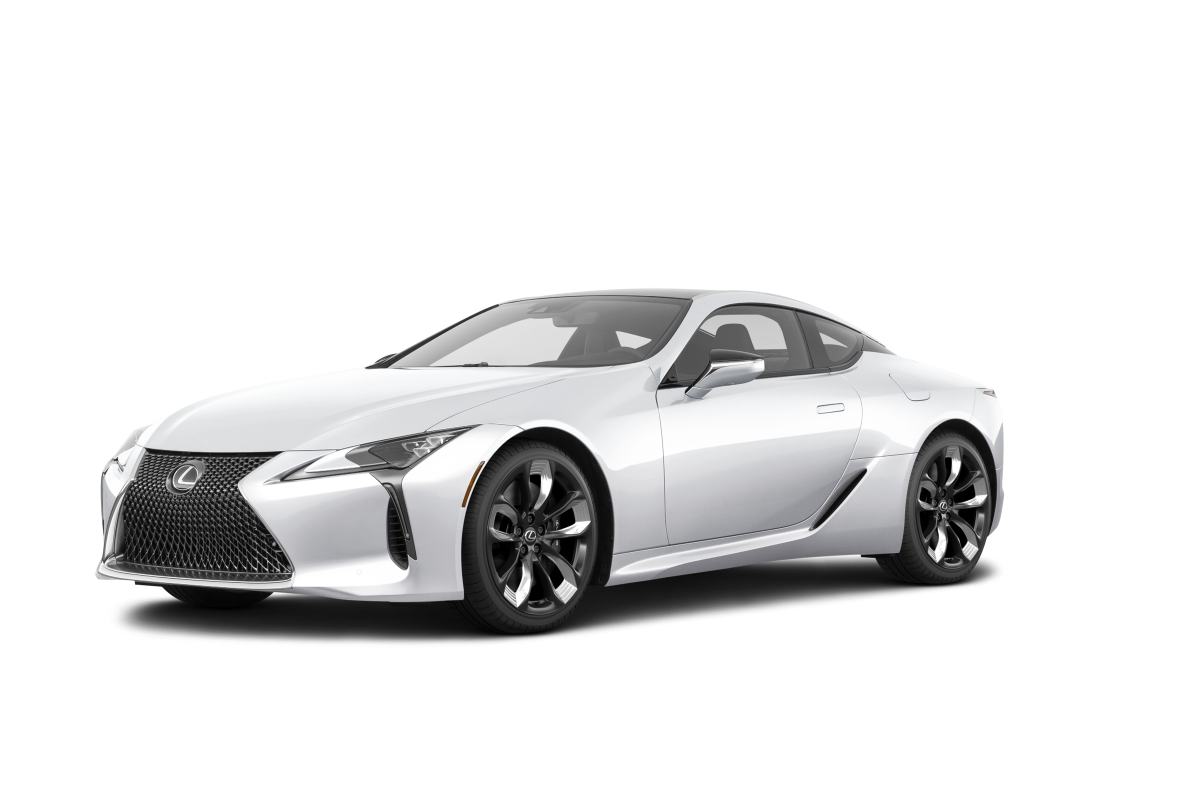 Lexus LC 500 2025 lease deal in NYC — front view