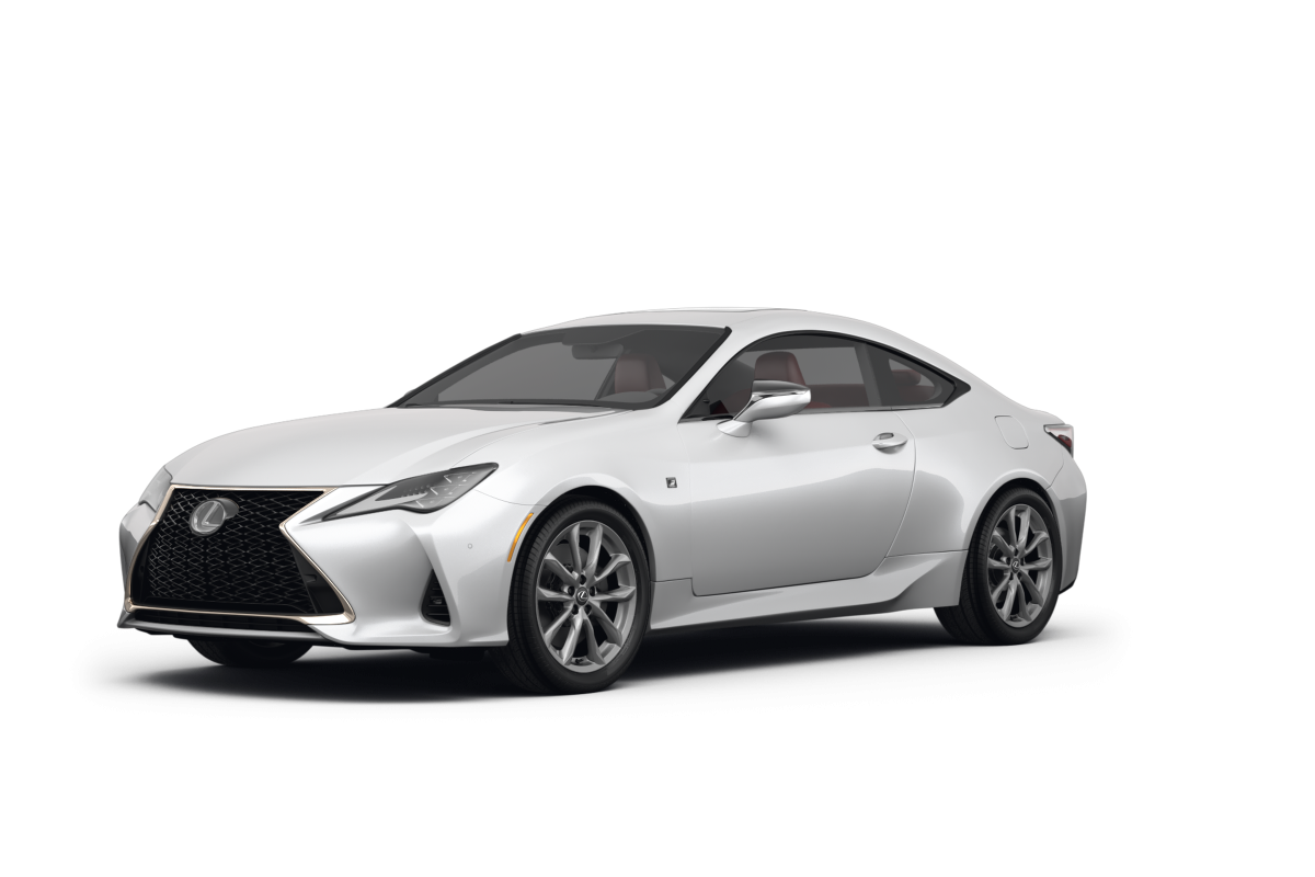 Lexus RC 300 2025 lease deal in NYC — front view