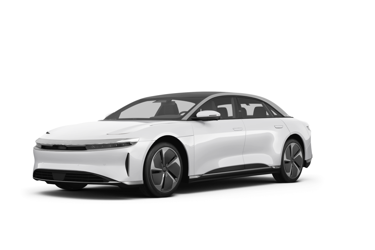 Lucid Air 2026 lease deal in NYC — front view