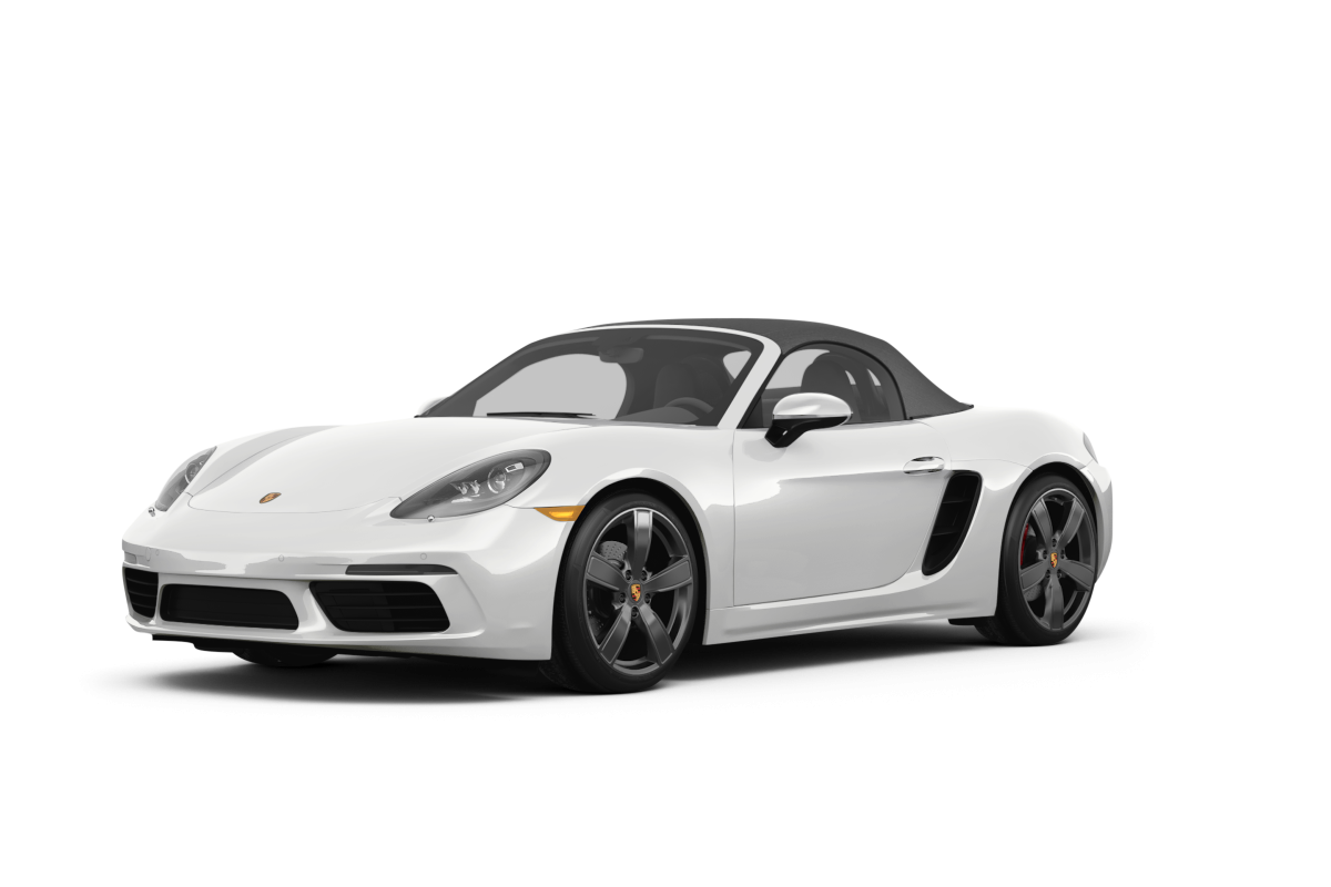 Porsche 718 Boxster 2025 lease deal in NYC — front view