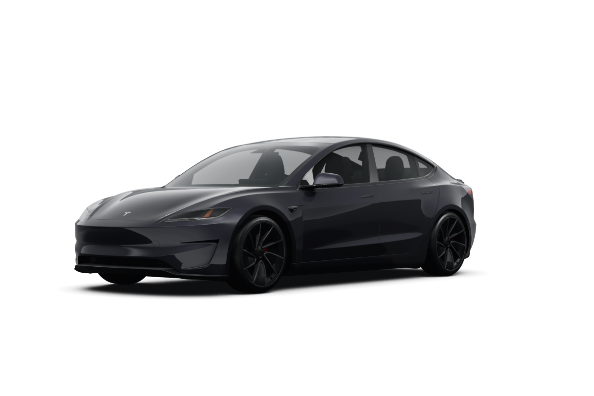 Tesla Model 3 2026 lease deal in NYC — front view